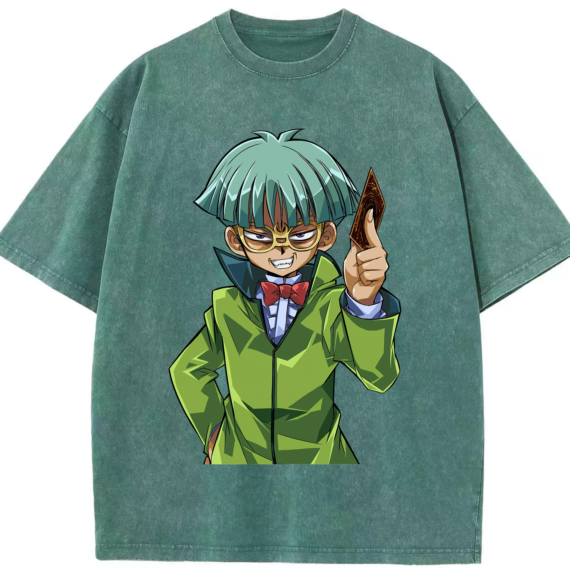 （画像用） 遊☆戯☆王 Yu-Gi-Oh! 綿100% ヴィンテージ風 半袖Tシャツ（フロントプリント）